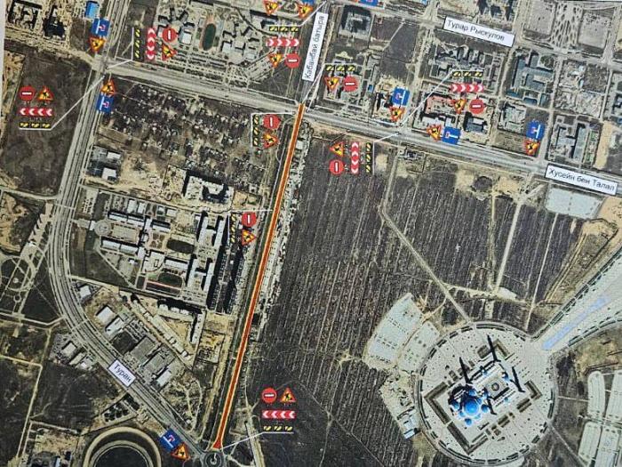 Перекрёсток у центральной мечети Астаны перекроют на сутки
Перекрёсток у центральной мечети Астаны перекроют на сутки