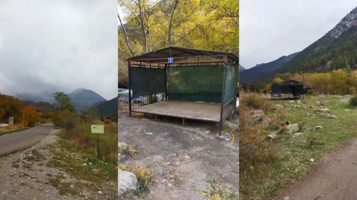 Платные топчаны в Аксу-Жабаглинском заповеднике возмутили туриста