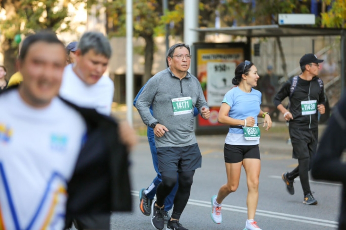 Досаева заметили среди бегунов "Алматы марафона" Досаева заметили среди бегунов "Алматы марафона"