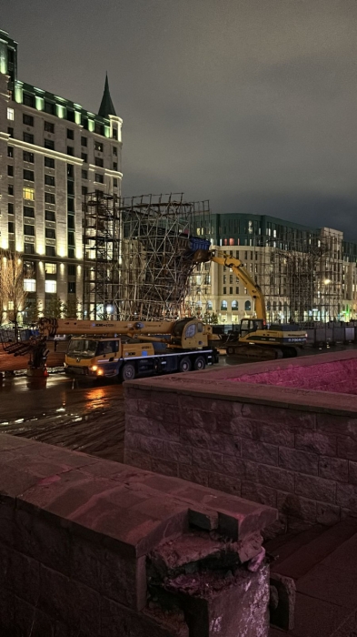 Опора LRT накренилась в Астане