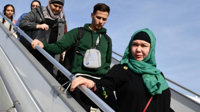 Казахстанцы и их семьи из сектора Газа прибыли в Алматы Казахстанцы и их семьи из сектора Газа прибыли в Алматы