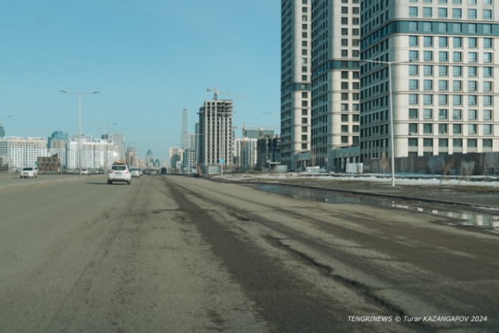 Асфальт снова "растаял" вместе со снегом? Улицы Астаны сейчас Асфальт снова "растаял" вместе со снегом? Улицы Астаны сейчас