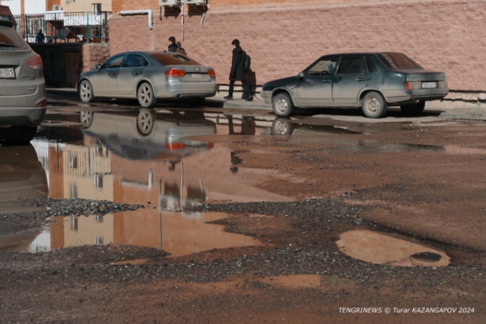 Асфальт снова "растаял" вместе со снегом? Улицы Астаны сейчас Асфальт снова "растаял" вместе со снегом? Улицы Астаны сейчас