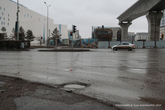 Асфальт снова "растаял" вместе со снегом? Улицы Астаны сейчас Асфальт снова "растаял" вместе со снегом? Улицы Астаны сейчас