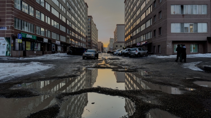Асфальт снова "растаял" вместе со снегом? Улицы Астаны сейчас Асфальт снова "растаял" вместе со снегом? Улицы Астаны сейчас