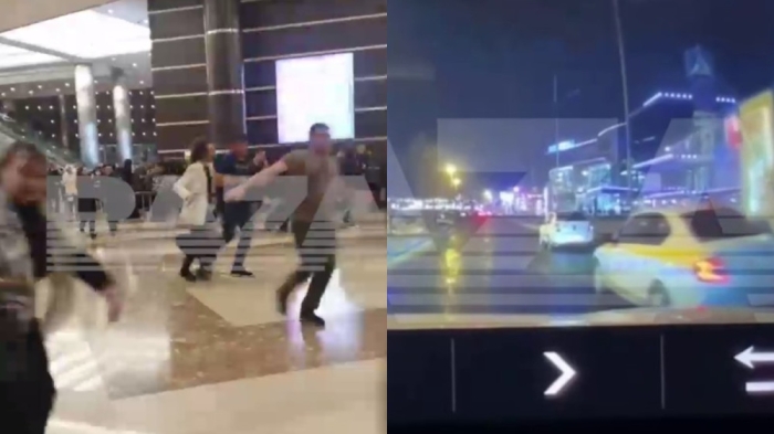 Момент нападения и стрельба: появились новые видео теракта в "Крокус сити холле" Момент нападения и стрельба: появились новые видео теракта в "Крокус сити холле"