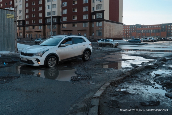 Асфальт снова "растаял" вместе со снегом? Улицы Астаны сейчас Асфальт снова "растаял" вместе со снегом? Улицы Астаны сейчас