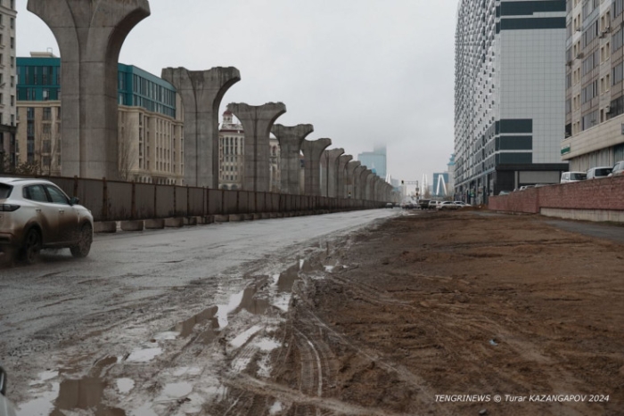 Асфальт снова "растаял" вместе со снегом? Улицы Астаны сейчас Асфальт снова "растаял" вместе со снегом? Улицы Астаны сейчас