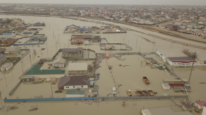 Вода везде: как сегодня выглядит затопленный Кульсары Вода везде: как сегодня выглядит затопленный Кульсары