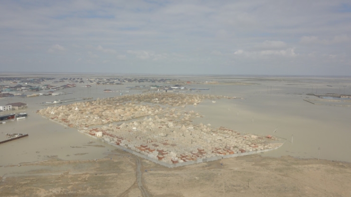 Вода везде: как сегодня выглядит затопленный Кульсары Вода везде: как сегодня выглядит затопленный Кульсары