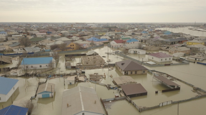 Вода везде: как сегодня выглядит затопленный Кульсары Вода везде: как сегодня выглядит затопленный Кульсары
