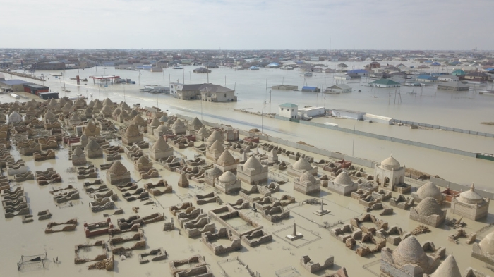 Вода везде: как сегодня выглядит затопленный Кульсары Вода везде: как сегодня выглядит затопленный Кульсары