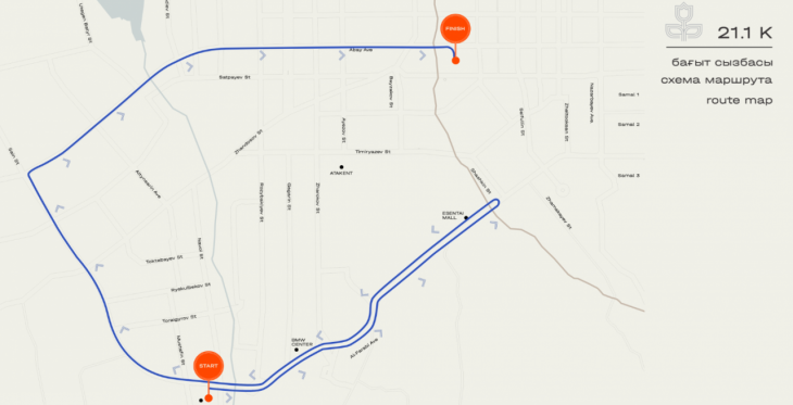 Полумарафон в Алматы: 21 апреля на некоторых улицах ограничат движение
Полумарафон в Алматы: 21 апреля на некоторых улицах ограничат движение