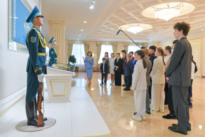 В Акорде провели экскурсию для школьников из всех областей Казахстана