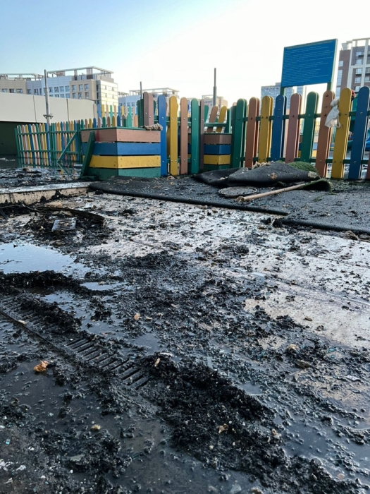 Пожар в районе "Хан шатыра": что происходит на месте сейчас Пожар в районе "Хан шатыра": что происходит на месте сейчас