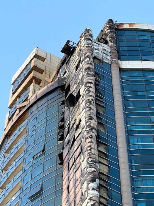 Пожар в районе "Хан шатыра": что происходит на месте сейчас Пожар в районе "Хан шатыра": что происходит на месте сейчас