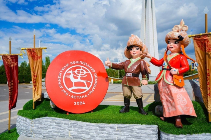 Как украсили Астану к V Всемирным играм кочевников
Как украсили Астану к V Всемирным играм кочевников