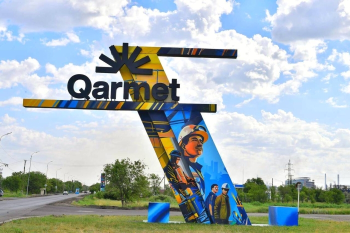 
"Гордость профессии". Qarmet обновил въездные стелы в Караганде
