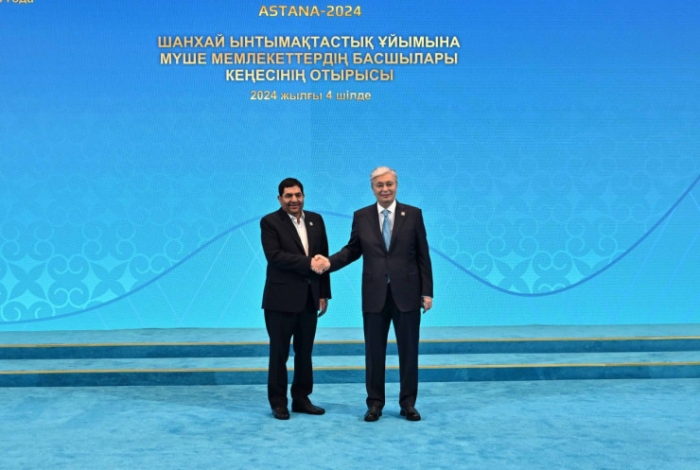 Как лидеры прибывали во Дворец независимости на саммит ШОС. Появилось видео Как лидеры прибывали во Дворец независимости на саммит ШОС. Появилось видео