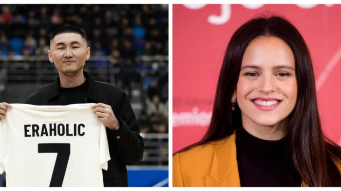 Казахстанский учитель работает над песней с испанской певицей Rosalia Казахстанский учитель работает над песней с испанской певицей Rosalia