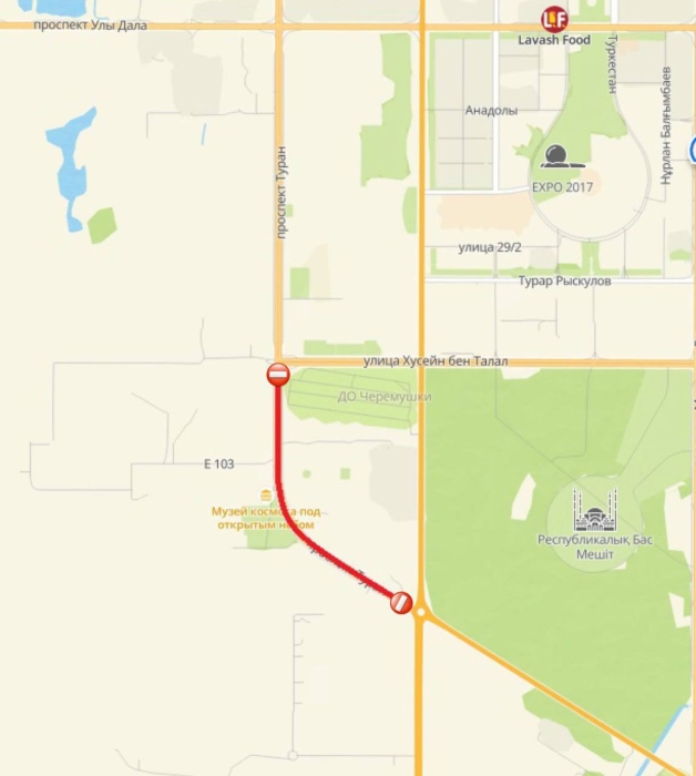 Новые дорожные участки перекроют в Астане из-за ремонта
Новые дорожные участки перекроют в Астане из-за ремонта