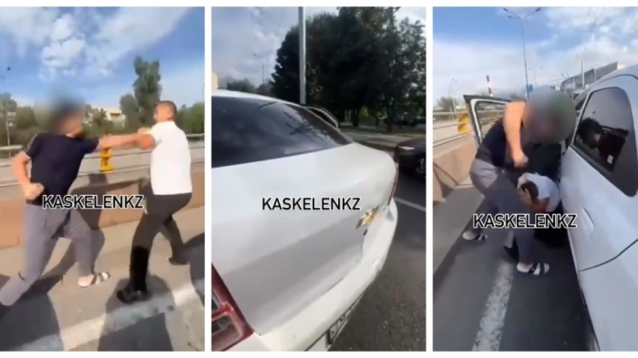 В Алматы конфликт между водителями перерос в избиение одного из них В Алматы конфликт между водителями перерос в избиение одного из них