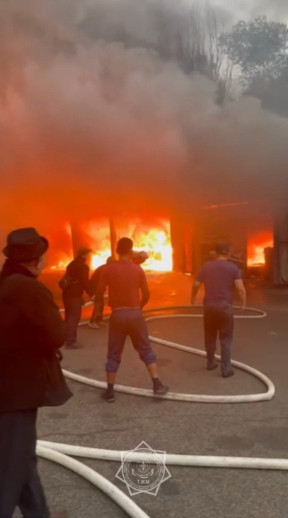 
Крупный пожар на СТО в Алматы: огонь уничтожил три автомобиля
