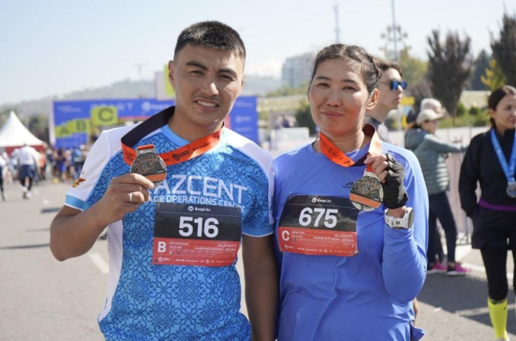 
Казахстанские миротворцы приняли участие в Almaty Marathon 2024
