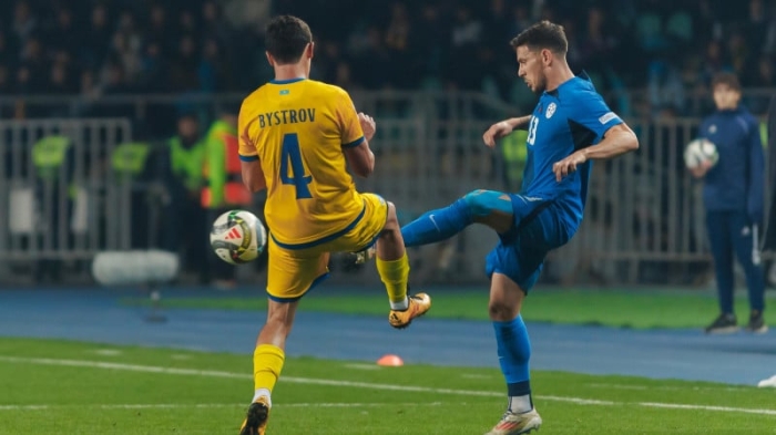 Супергол решил исход матча сборной Казахстана против Словении Супергол решил исход матча сборной Казахстана против Словении