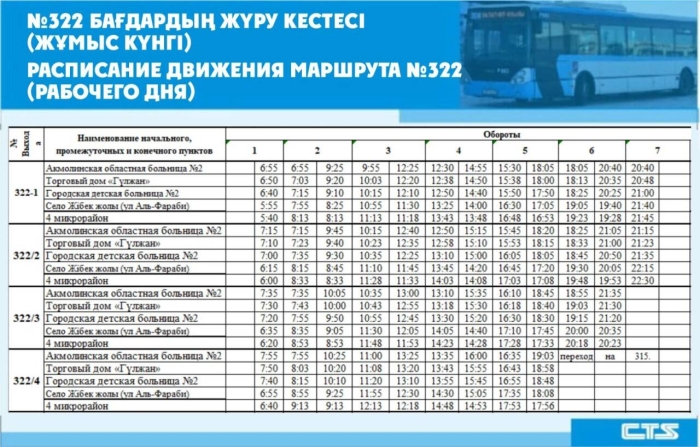 Расписание трёх пригородных маршрутов изменилось в Астане
Расписание трёх пригородных маршрутов изменилось в Астане