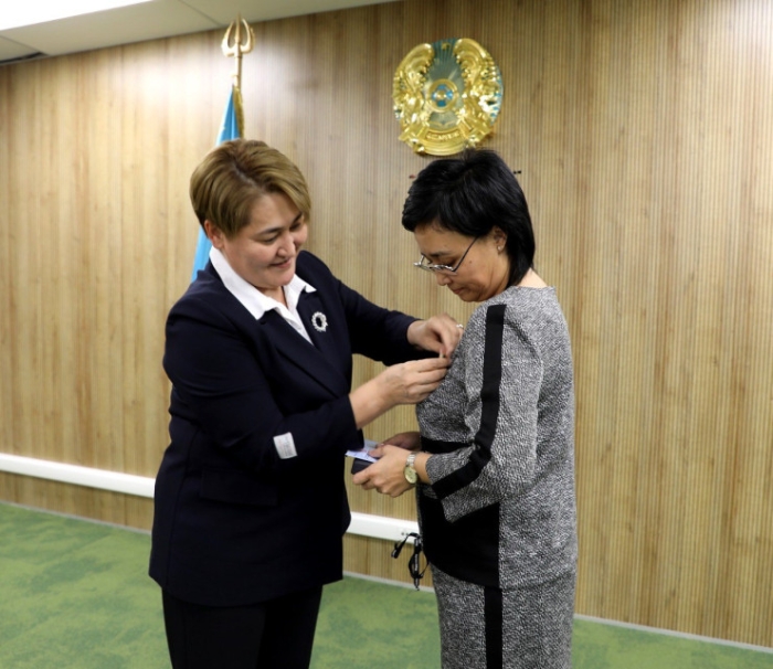 Судье по делу Бишимбаева вручили награду