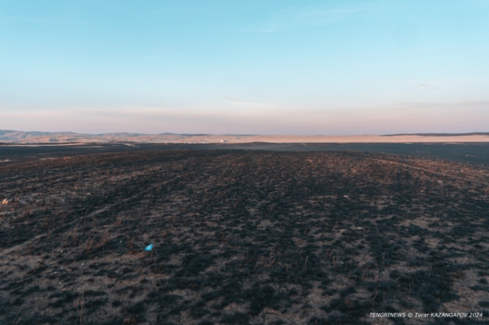 Черная степь: что происходит на месте крупного пожара в Карагандинской области