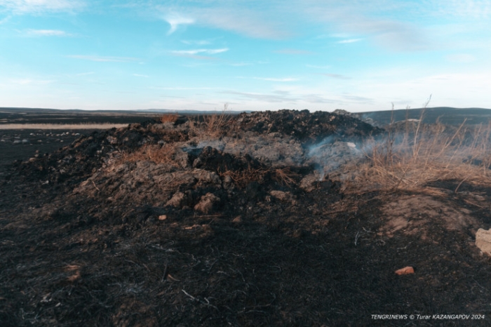Черная степь: что происходит на месте крупного пожара в Карагандинской области