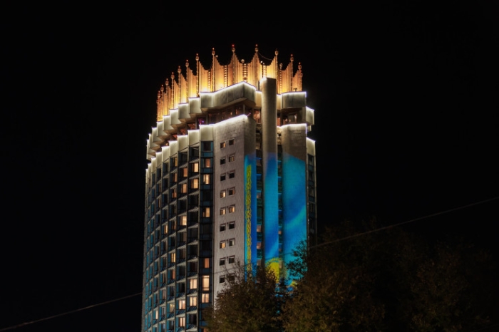 День Республики: в Алматы показали шоу дронов