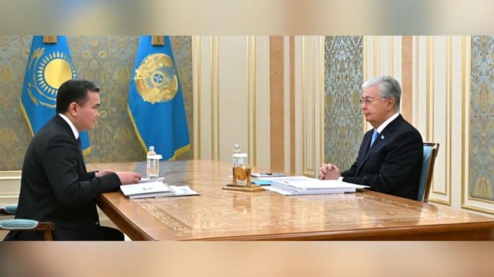 Токаев дал поручения акиму Астаны Касымбеку Токаев дал поручения акиму Астаны Касымбеку
