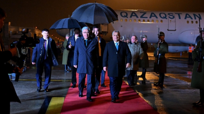 Президент Казахстана прибыл с государственным визитом в Венгрию