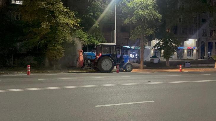 
                                                                                                                                                                                                                                                                                                                                                                                                                                                                                                                                                    Биологическую обработку деревьев проведут в Алматы
                                                    