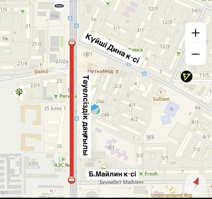 
                                                                                                                                                                                                                                                                                                                                                                                                                                                                                                                                                                                                                    Перекрытие проспекта Тауелсиздик продлили до конца мая в Астане
                                                            