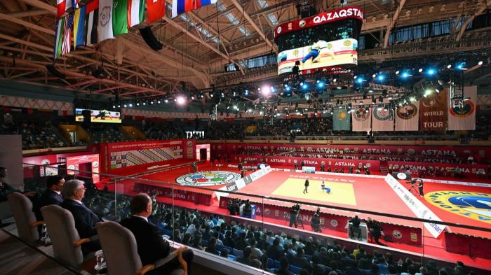 
                                                                                                                                                                                                                                                                                                                                                                                                                                                                                                Касым-Жомарт Токаев поддержал казахстанских дзюдоистов на турнире Qazaqstan Barysy Grand Slam в Астане
                                                            