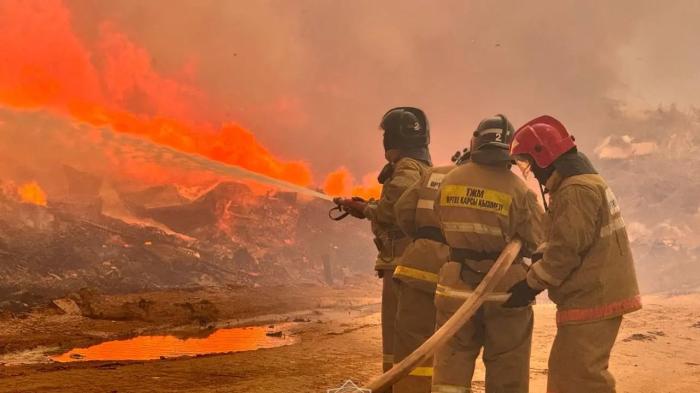
                                                                                                                                                                                                                                                                                                                                                                                                                                                                                                Крупный пожар в Астане: загоревшийся мусор тушат в районе Байконур
                                                            