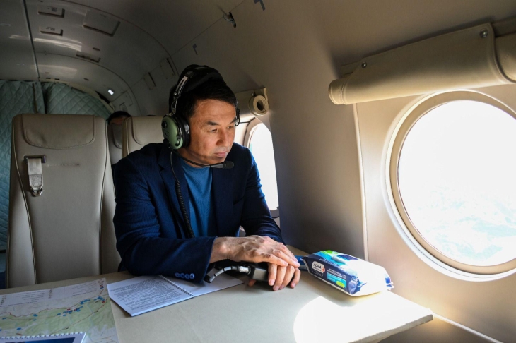 
                                                                                                                                                                                                                                                                                                                                                                                                                                                                                                14 потенциально опасных, шесть критичных: Дархан Сатыбалды осмотрел с высоты озёра в горах Алматы
                                                            