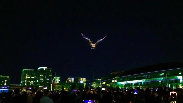 
                                                                                                                                                                                                                                                                                                                                                                                                                                                                                                Шоу из 550 дронов прошло в Астане 
                                                            