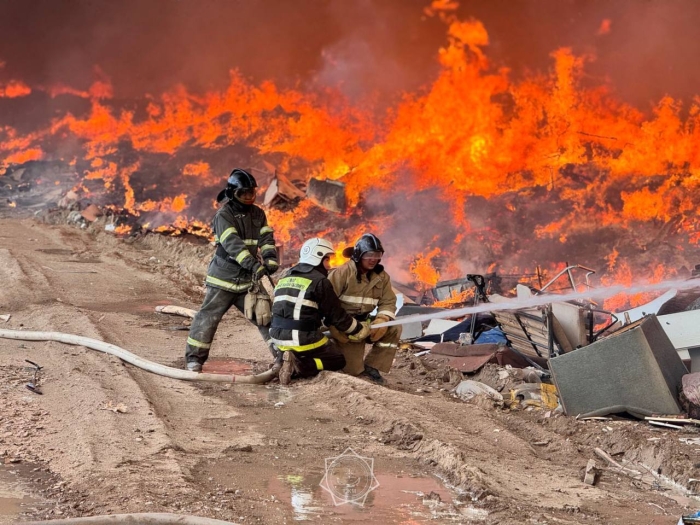 
                                                                                                                                                                                                                                                                                                                                                                                                                                                                                                Крупный пожар в Астане: загоревшийся мусор тушат в районе Байконур
                                                            