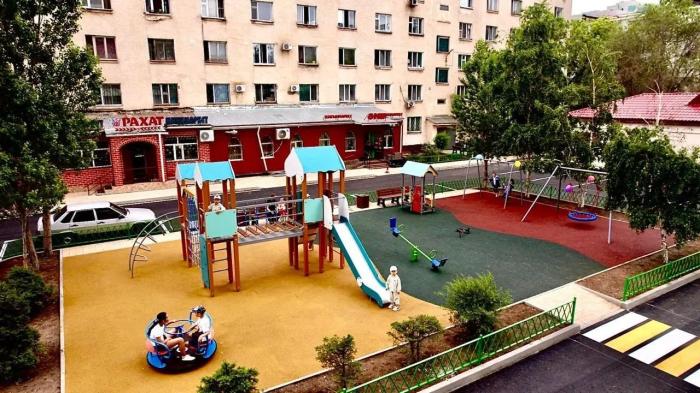 
                                                                                                                                                                                                                                                                                                                                                                                                                                                                                                Более 40 дворов и общественных пространств обновили в Астане ко Дню защиты детей
                                                            