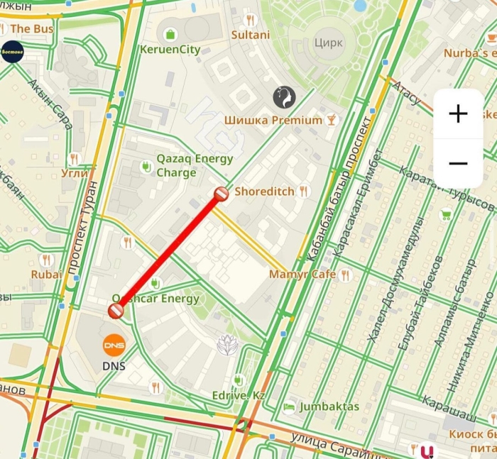 Ещё один участок дороги перекроют в Астане из-за ремонта
Ещё один участок дороги перекроют в Астане из-за ремонта
