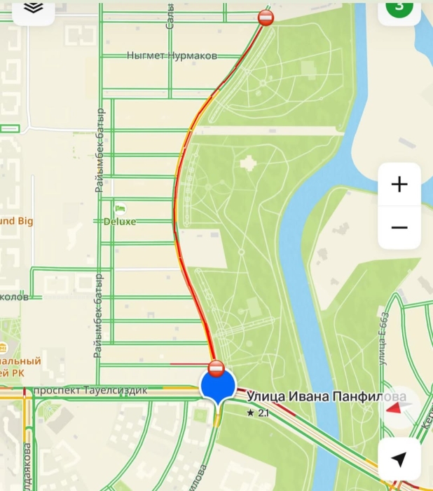 
                                                                                                                                                                                                                                                                                                                                                                                                                                                                                                Ещё один участок улицы Панфилова в Астане частично закрыли до 5 августа
                                                            