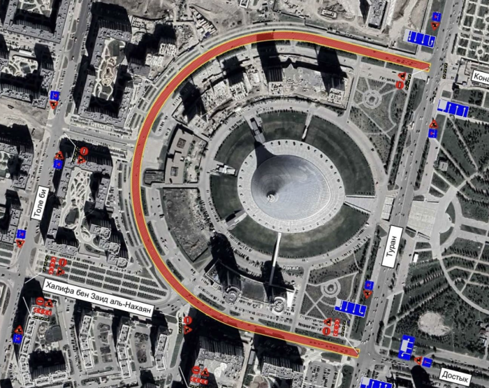 Дорогу за "Хан Шатыром" временно перекроют в Астане
Дорогу за "Хан Шатыром" временно перекроют в Астане