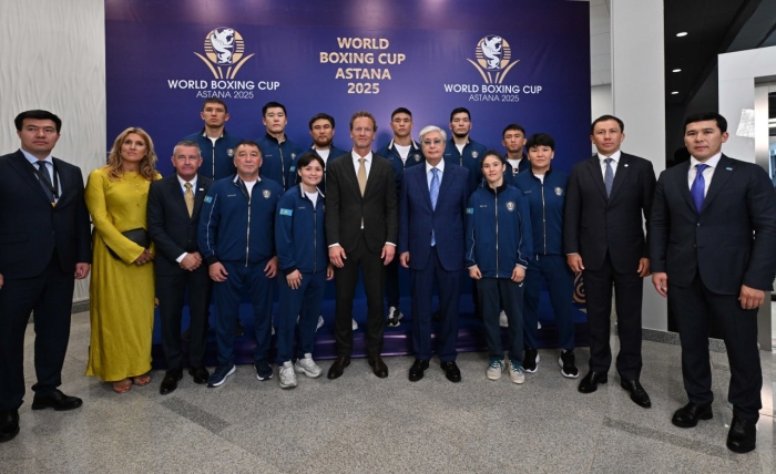 
                                                                                                                                                                                                                                                                                                                                                                                                                                                                                                Президент приехал на финальные бои Кубка мира по боксу в Астане
                                                            