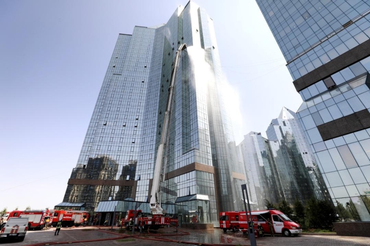 Международная тренировка спасателей в 35-этажном ЖК Алматы: как это было
Международная тренировка спасателей в 35-этажном ЖК Алматы: как это было