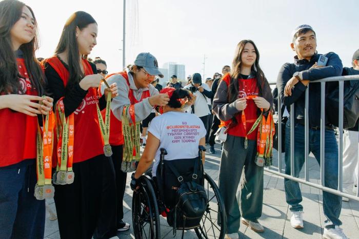 В поддержку донорства: около 5000 человек пришли на забег в Астане
В поддержку донорства: около 5000 человек пришли на забег в Астане